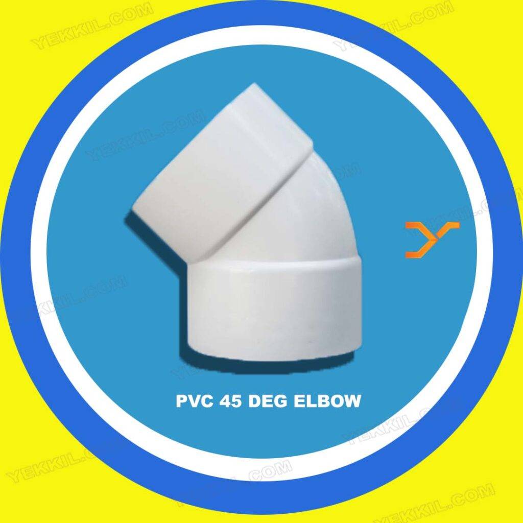PVC fitting 45degree elbow