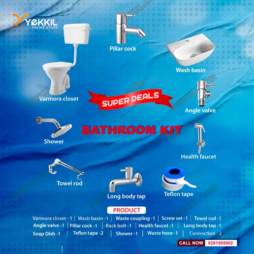 Yekkil-Sanitaryware-Faucets-Thiruvananthapuram-Kerala-ewc-kit