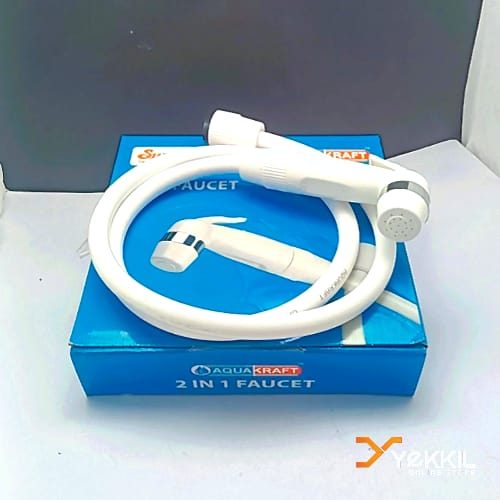 2 In 1 Health Faucet PVC White Color(4)